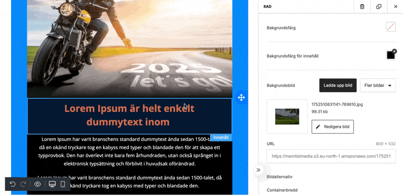 Ändra bakgrundsfärg dokument